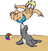 gify plażowanie