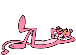 gify różowa pantera
