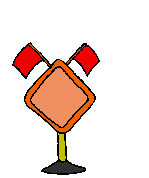 gify znaki drogowe