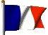 gify flagi Francja