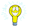 gify żarówki