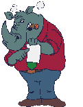 gify hipopotamy