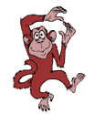 gify małpy