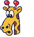 gify żyrafa